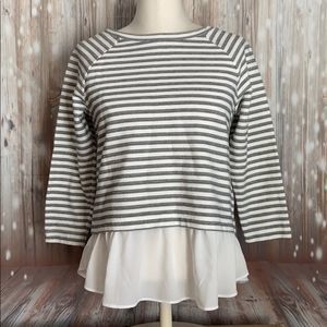 Loft striped top 